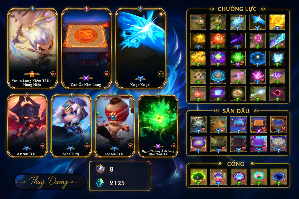 Combo Yasuo hàng hiệu đẹp
